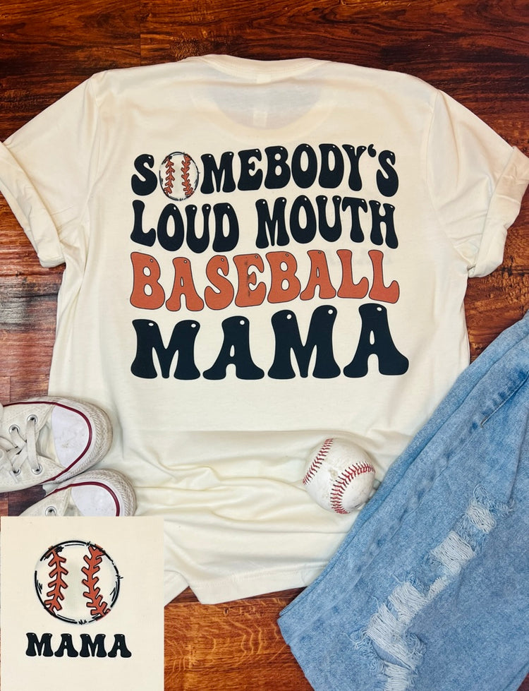 Loud Mouth Baseball Mama